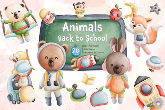 Animals in Space Back to School Clipart: A Strategic Creative Asset for Modern Educators and Design Professionals
