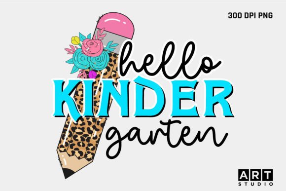 Back to School Kinder Garten Sublimation