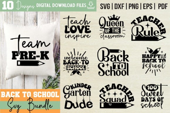 Back to School SVG Bundle Vol-2: A Versatile Digital Asset for Educators, Makers, and Small Businesses