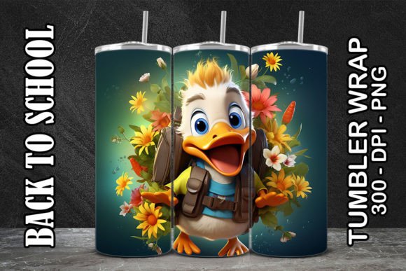 Duck Back to School Tumbler 2