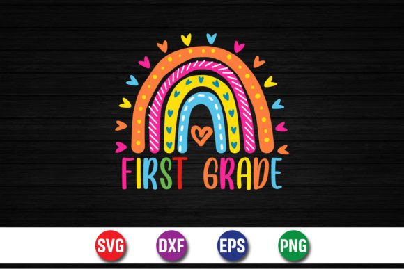 First Grade SVG Design Back to School