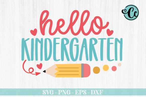 Hallo Kindergarten SVG: Back to School Designs