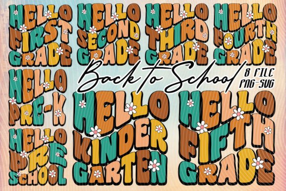Hello School Back to School SVG T-shirt