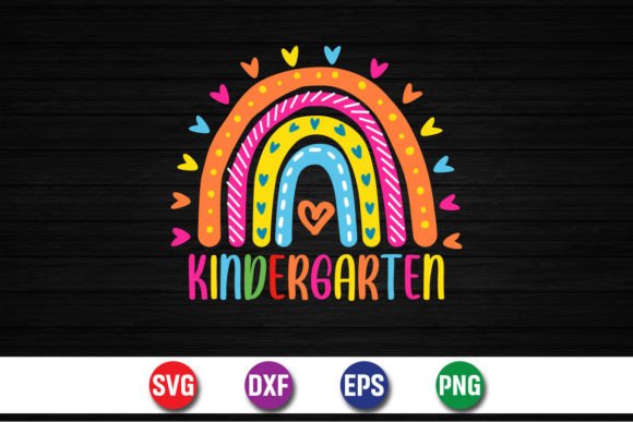 Kindergarten Back to School SVG Design