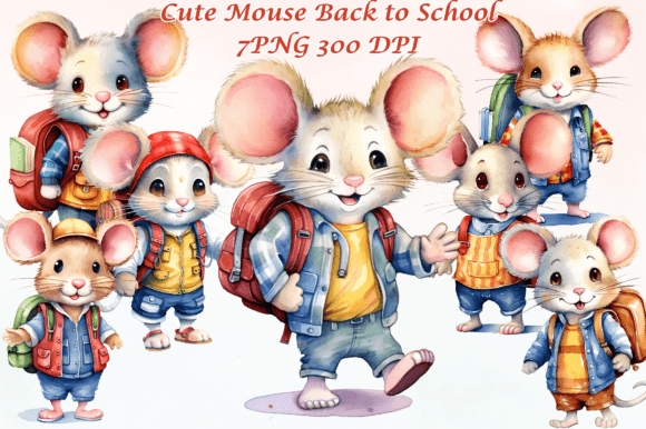 Mouse Back to School Clipart: High-Resolution PNGs That Actually Work for Real Projects
