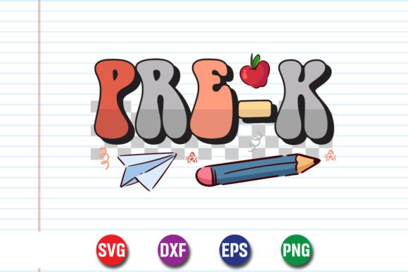 Pre-k Kindergarten Back to School SVG