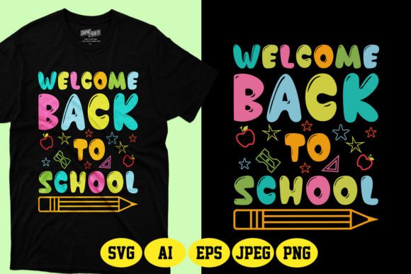 Welcome Back to School SVG Design 3